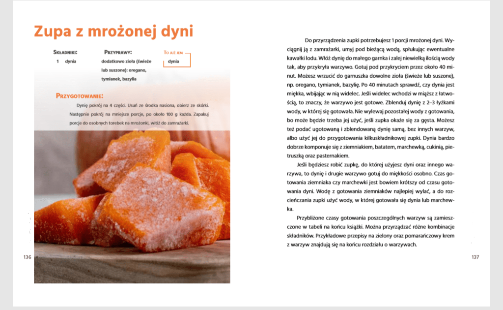 co jedzą szczęśliwe bobasy - zupa z dyni