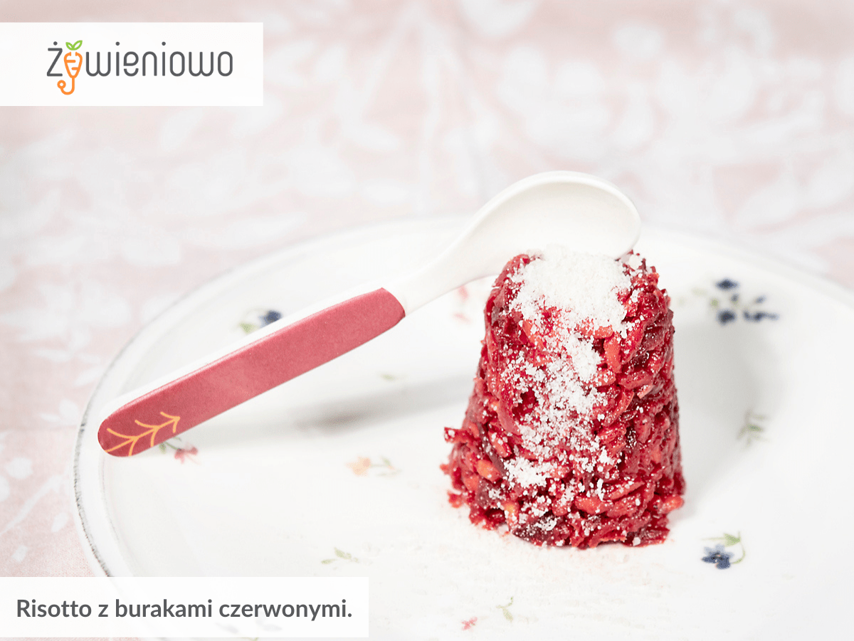 Risotto z&nbsp;burakami czerwonymi.
