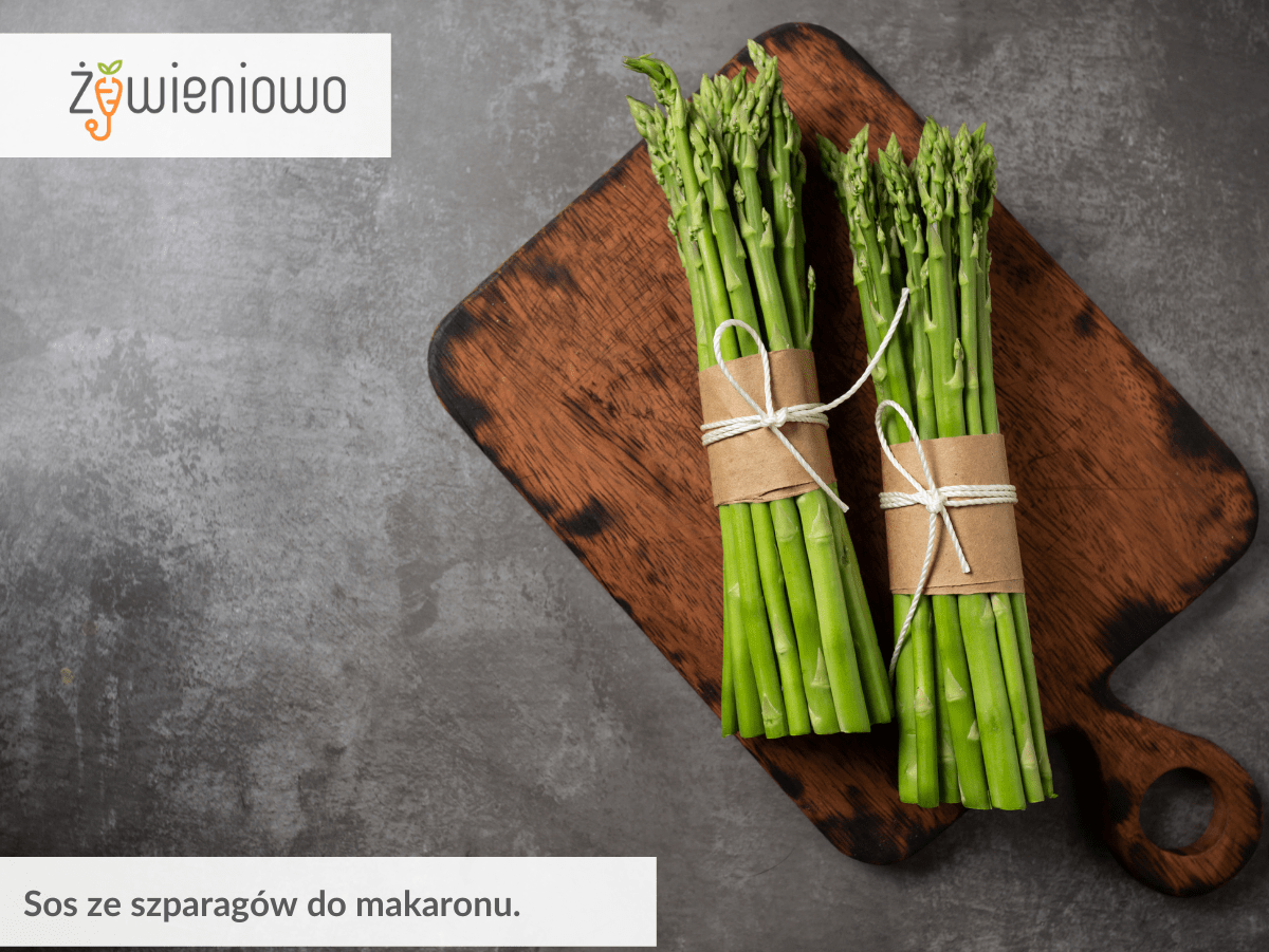 Sos ze&nbsp;szparagów do&nbsp;makaronu.